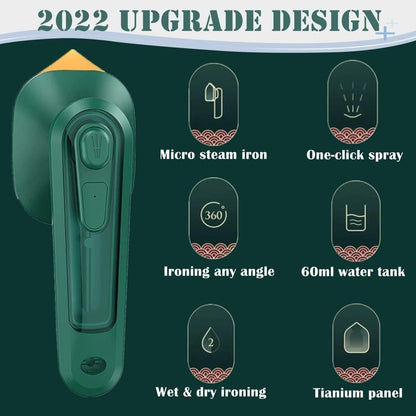 Portable Travel Iron & Garment Steamer