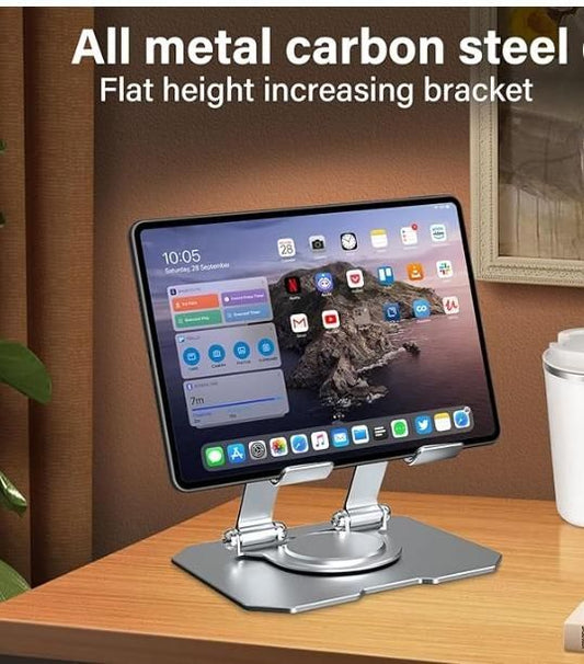 Rotating Base Laptop and Tablet Stand