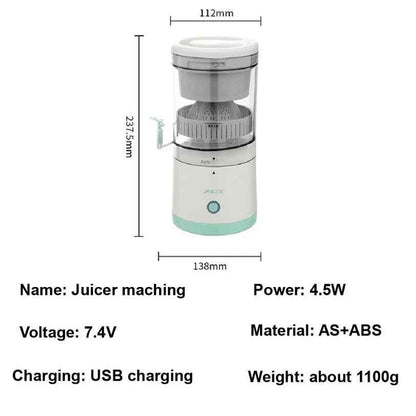Rechargeable Juicer for Fresh Fruit & Smoothies