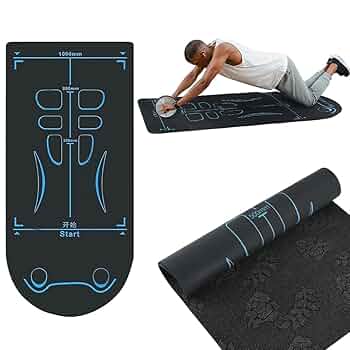 Non-Slip Yoga Mat with Asana Guidelines