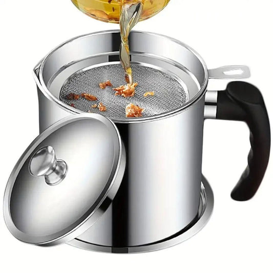 Stainless Steel Oil Strainer Pot