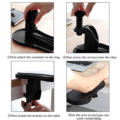 Ergonomic Desk Arm & Wrist Rest Pad