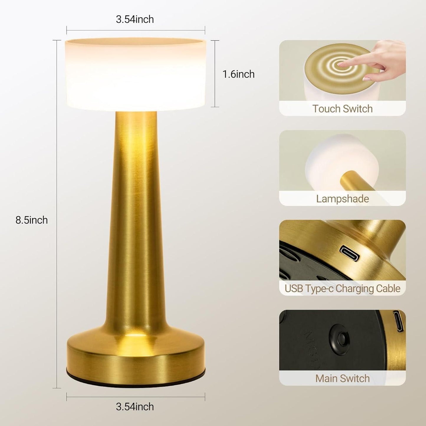 LED Desk Lamp | Portable, Lightweight & Compact Lighting Solution