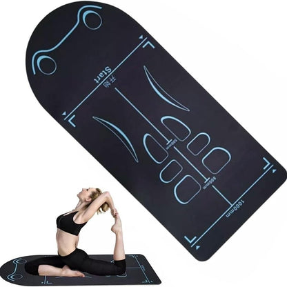 Non-Slip Yoga Mat with Asana Guidelines