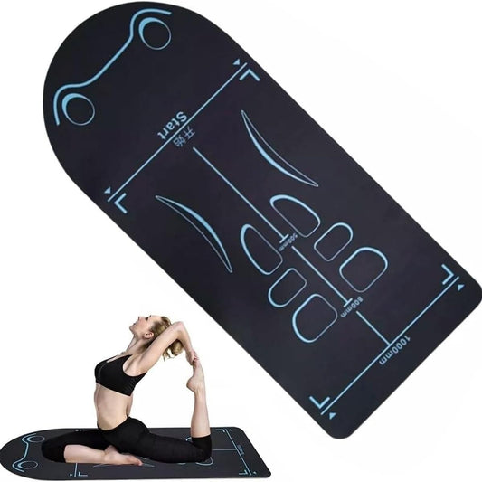 Non-Slip Yoga Mat with Asana Guidelines