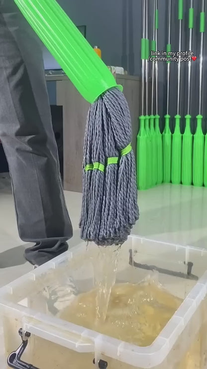 Self-Wringing Floor Mop | 2 in 1 Dehydrated Floor Cleaning Mop