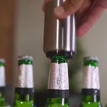 Stainless Steel Automatic Push & Pull Bottle Opener