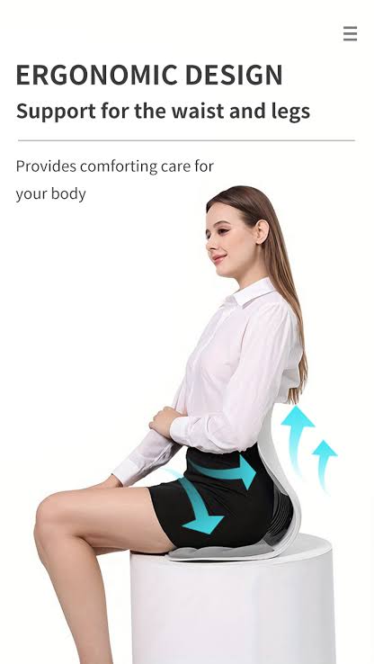 Ergonomic Lower Back Support Chair Cushion