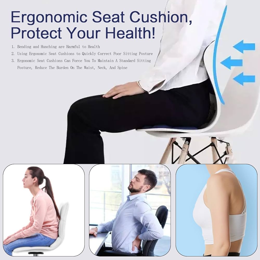 Ergonomic Lower Back Support Chair Cushion